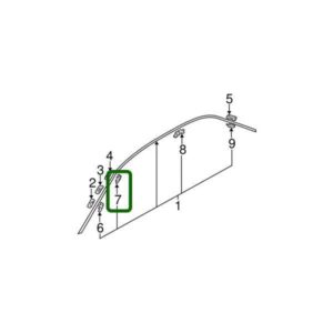 Mitsubishi OEM 71963D Moulding Clip