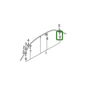 Mitsubishi OEM 71963E Moulding Clip