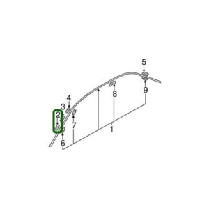 Mitsubishi OEM 71963H Body Clip