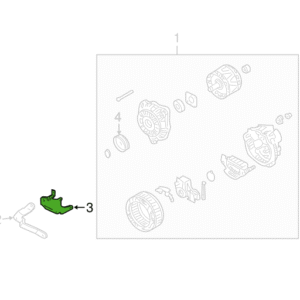 Mitsubishi OEM Alternator Stay