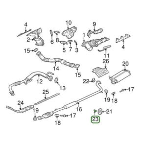 Mitsubishi OEM Downpipe Exhaust Hanger (A) Collar