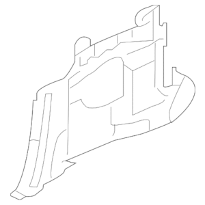 Mitsubishi OEM Engine Splash Shield - Driver Side