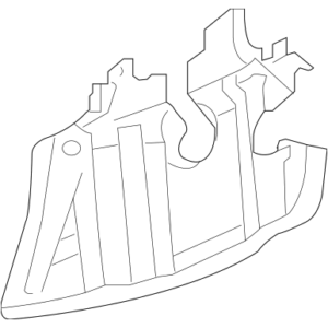 Mitsubishi OEM Engine Splash Shield - Passenger Side