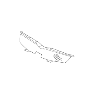 Mitsubishi OEM Front Bumper Grille Upper Support Mesh