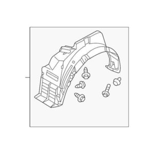 Mitsubishi OEM Front Fender Liner (RH)