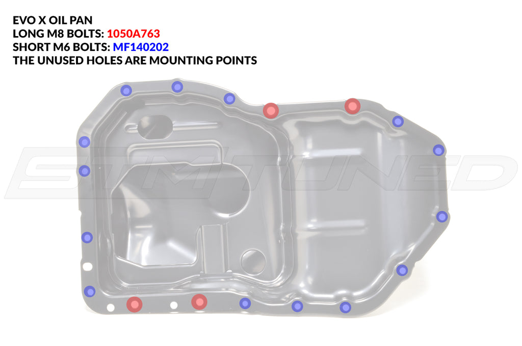 Mitsubishi OEM Oil Pan Bolt Kit for Evo X