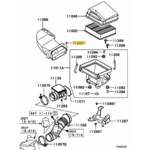Mitsubishi OEM Splash Shield Clip